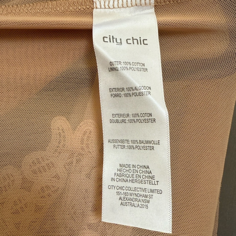 NWOT City Chic Lace Midi Dress 18 Plus Size, White, A Line, V Neck, Boho, Bridal - Picture 11 of 13